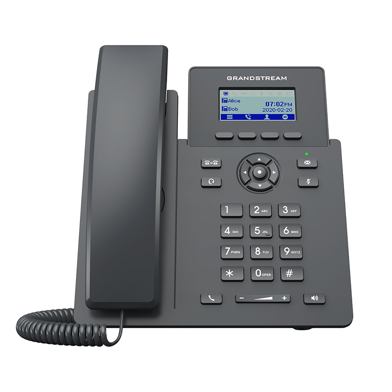 Grandstream SIP GRP2601, 2-линиски основен IP телефон
