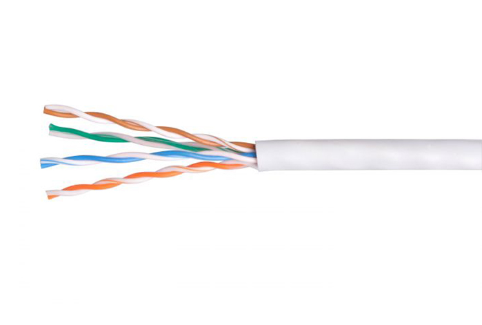 PREMIUM LINE Cat.5E U/UTP Installation Cable, 24AWG, 305M, PVC, Grey