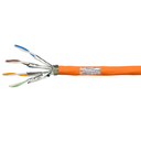 PREMIUM LINE Cat.7, S/FTP Installation Cable, 4x2xAWG 23/1, 1000 MHZ, LSOH-3. 500M & 1000M Reels, Orange