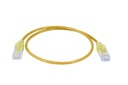 PREMIUM LINE Patch Cord Cat.6A U/UTP SLIMLINE LSOH 2 M YELLOW
