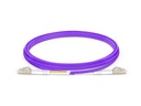 PREMIUM LINE FO Patch Cord LC/UPC-LC/UPC ММ Duplex OM4 LSOH, Halogen Free 2M