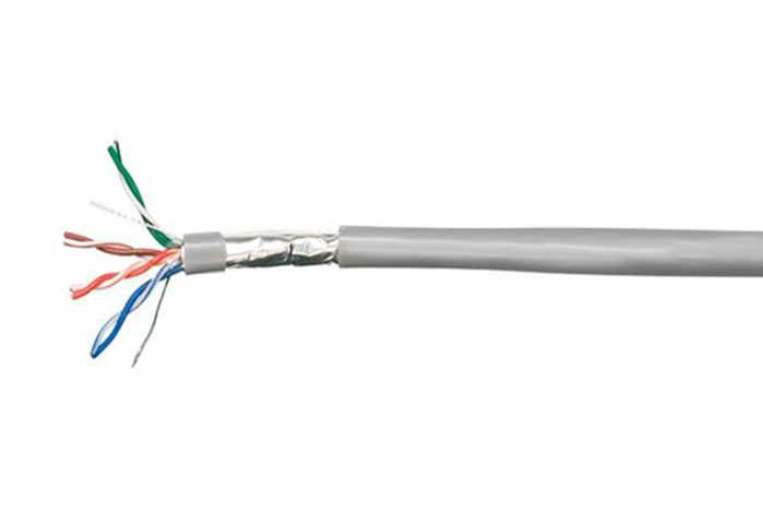 PREMIUM LINE Cat.5e F/UTP Installation Cable, 305m box, LSOH, 24AWG, grey