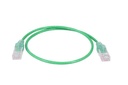 PREMIUM LINE Patch Cord Cat.6A U/UTP SLIMLINE LSOH 2M GREEN