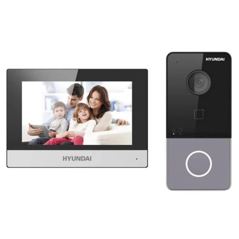 Hyundai HYU-1047 Video Door Entry KIT, 1x IP Video Door Station, 1x WIFI IP monitor