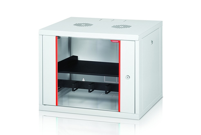 FORMRACK ALFALINE 19" Ѕиден Oрмар 20U, 555x450, висина: 949мм, носивост до 100 кг. предна врата со калено стакло