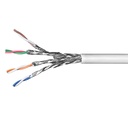 PREMIUM LINE Cat.6a U/FTP Installation cable,AWG 23,grey, 500m reel HS code: 8544492000