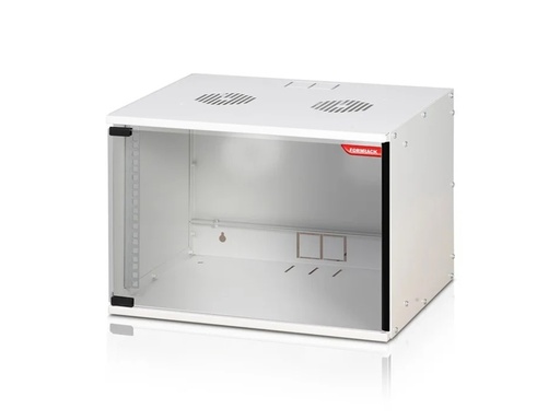 [SOHO-9U400] FORMRACK SOHO 19" Ѕиден Ормар 9U, 515x400мм, висина: 448мм, носивост до 50 кг. предна врата со калено стакло